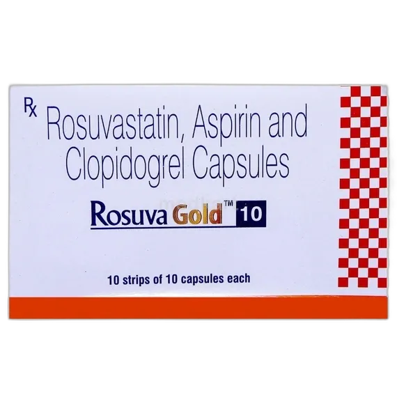 rosuva gold 10mg capsule 10's